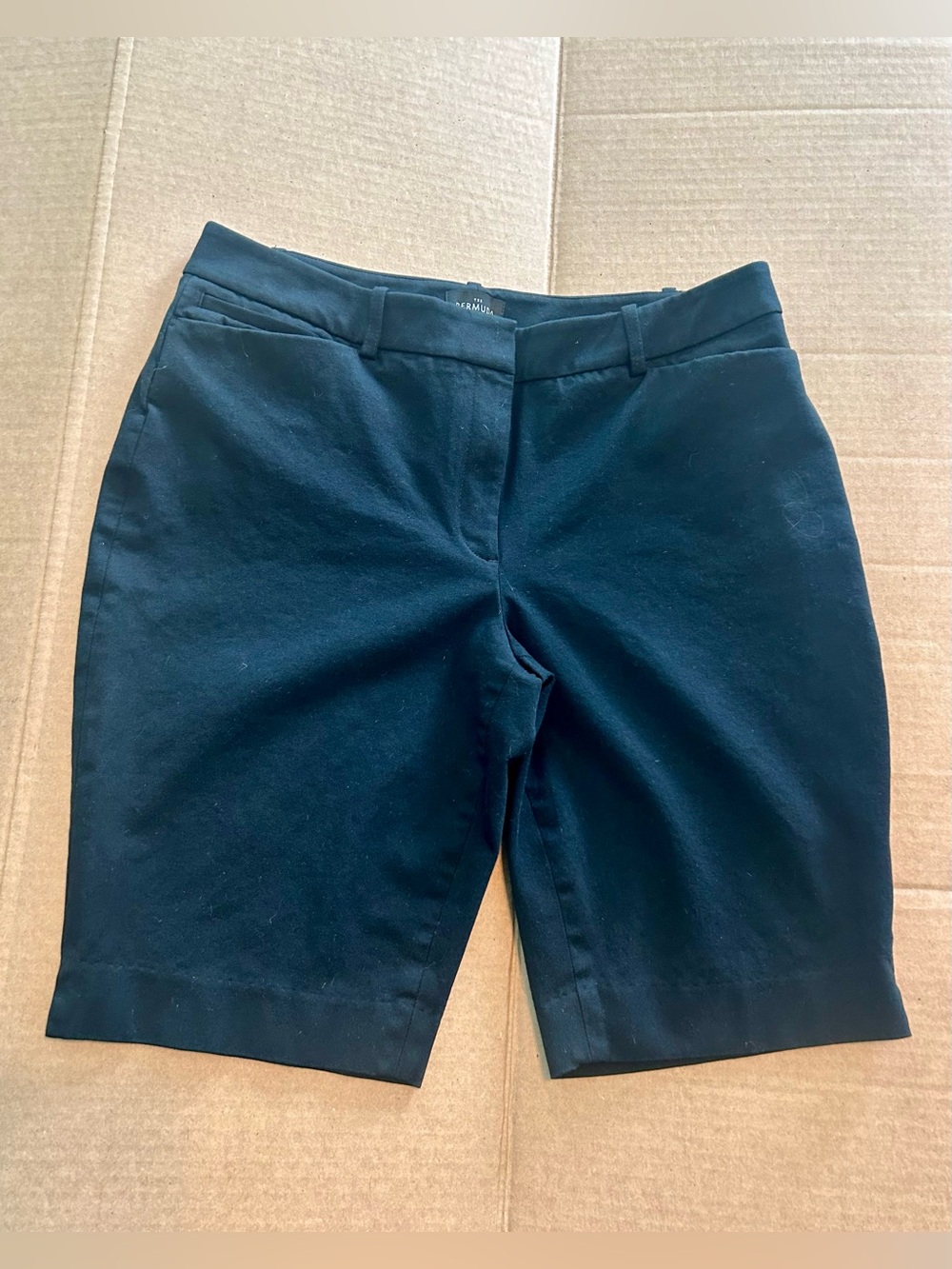 White House Black Market Vintage Bermuda Tailored Black Shorts